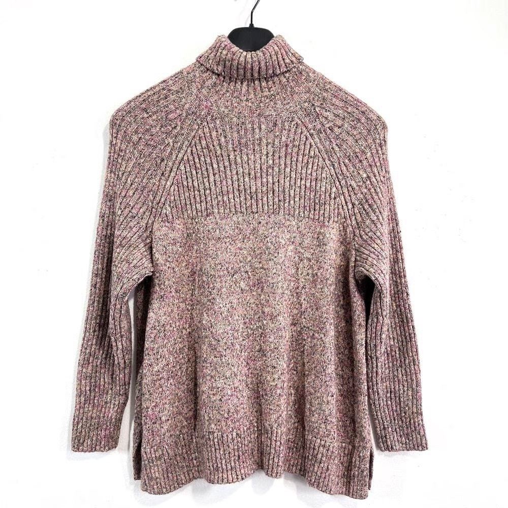 Women's Pink Ribbed Sweater